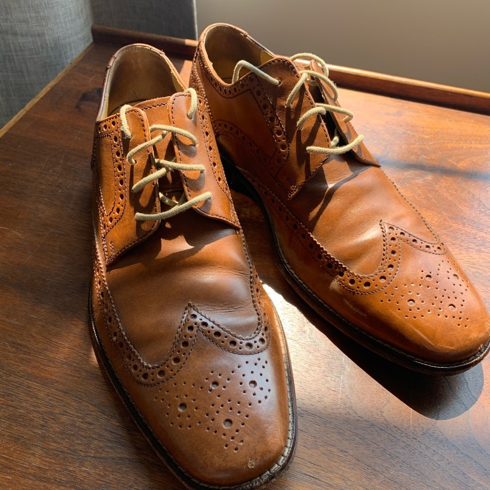 Cole Haan Brown Leather Brogues